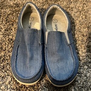Cat & Jack Denim Blue Slip-On Shoes